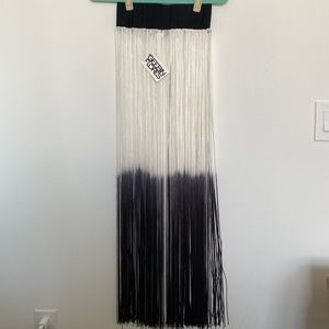 Ombré fringe skirt